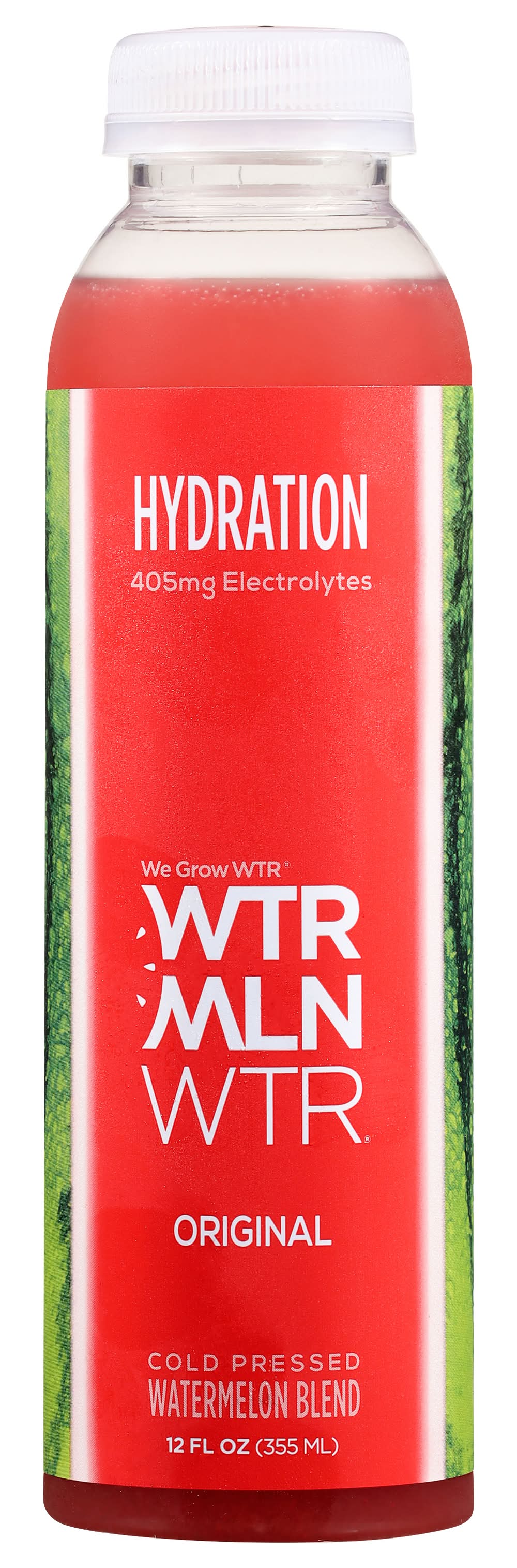 Wtrmln Wtr Hydration Original Cold Pressured Juice Blend, Watermelon (12 fl oz)