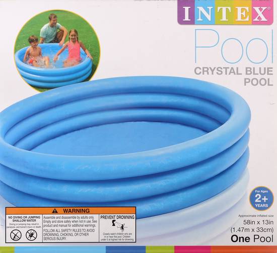 Intex Crystal Blue Inflatable Pool (1 pool)