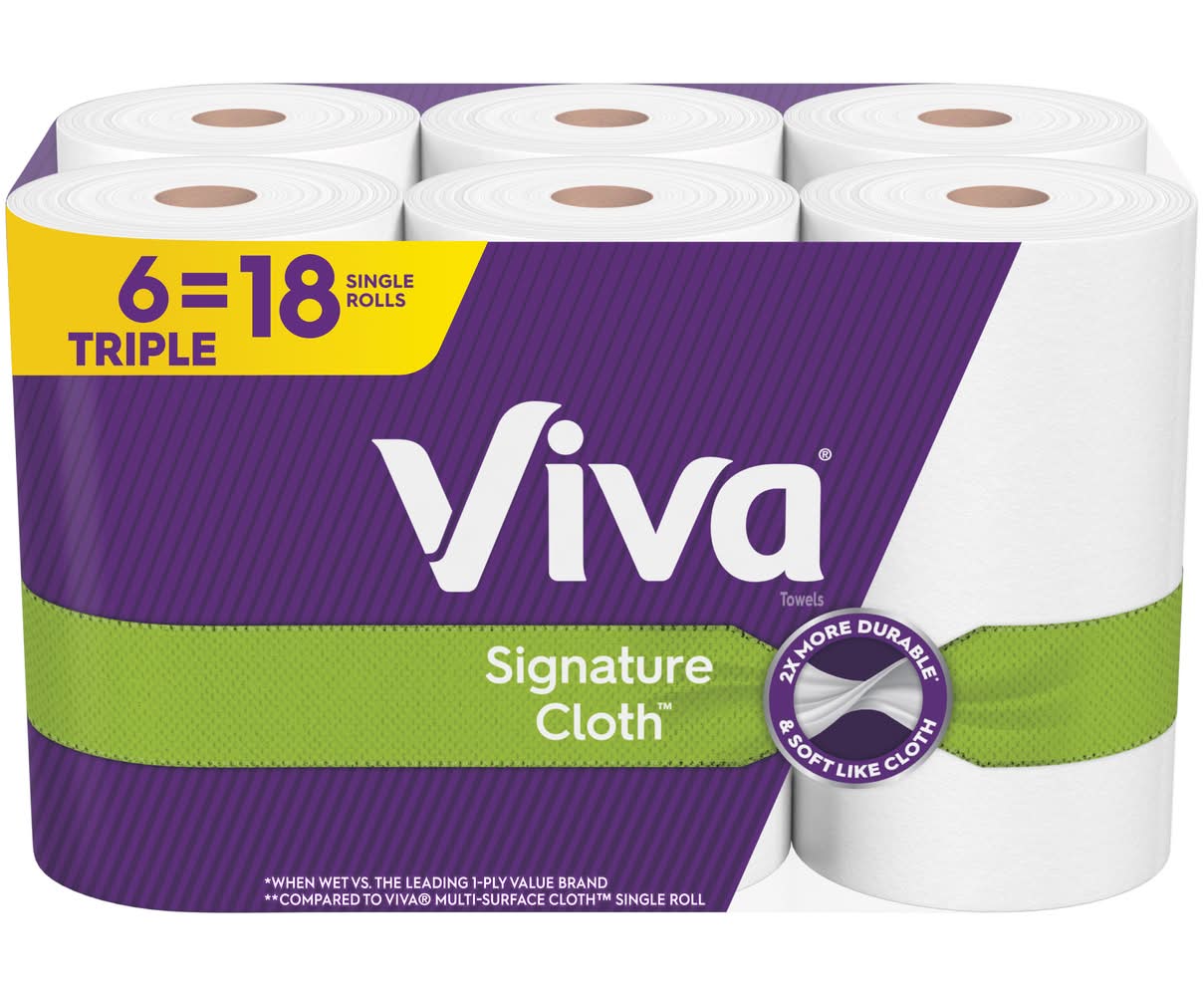 Viva Signature Cloth Paper Towels (6 ct)