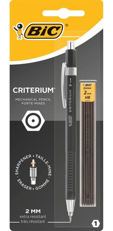 Lapiseira Criterium 2mm com Minas Bic