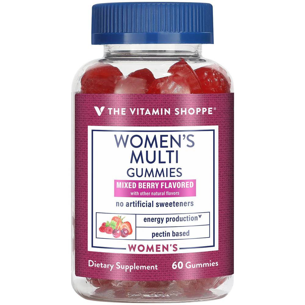 The Vitamin Shoppe Women's Multivitamin Gummies (mixed berry)