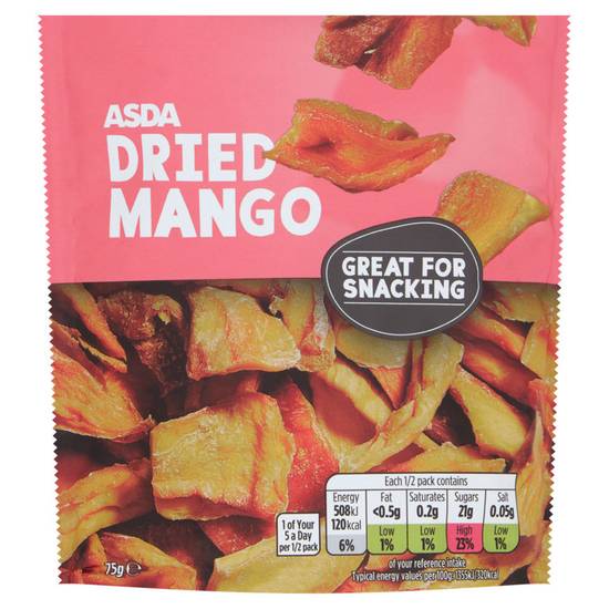 Asda Dried Mango 75g