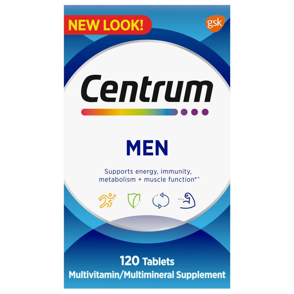 Centrum Multivitamin For Men, 120 Ct