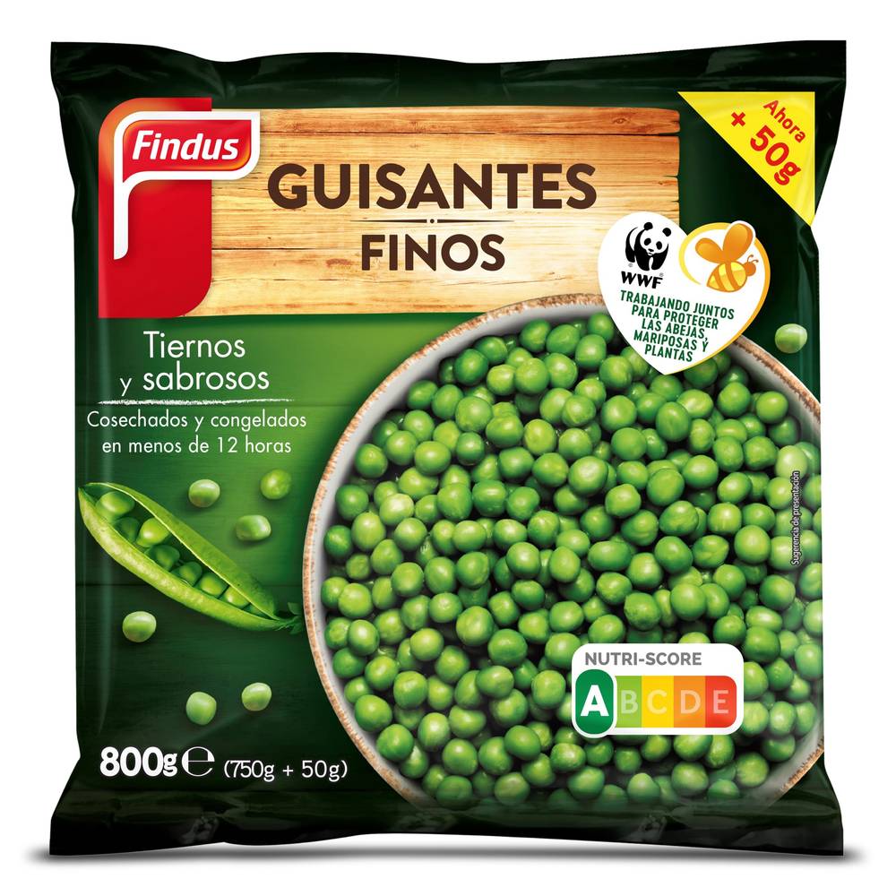 Guisantes Finos Findus Bolsa 800 G