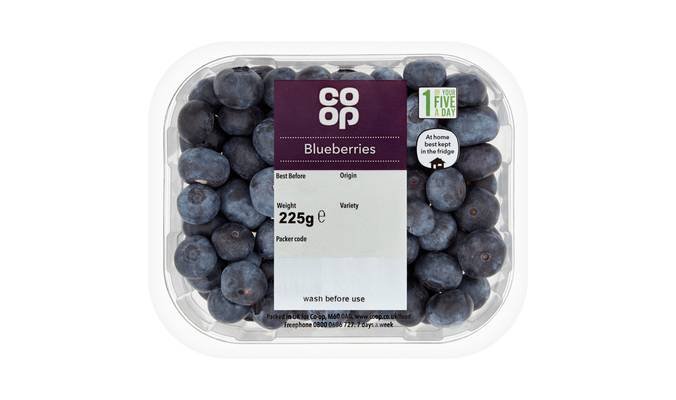 Co-op Blueberries Large Punnet 250g