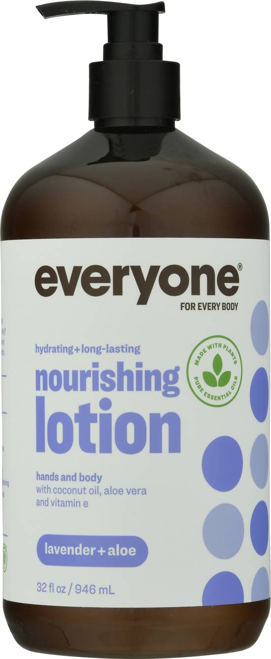 Everyone Lavender + Aloe Nourishing Lotion (32 fl oz)