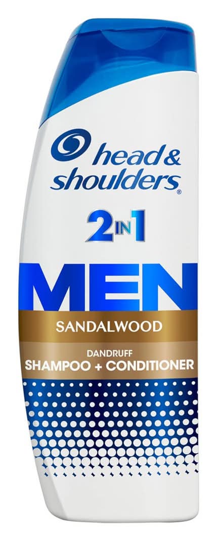 Head & Shoulders Men 2-In-1 Dandruff Shampoo & Conditioner Sandalwood 12.5 Fl Oz