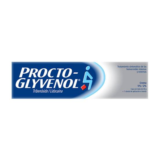 Procto-glyvenol tratamiento para las hemorroides en crema (tubo 30 g)