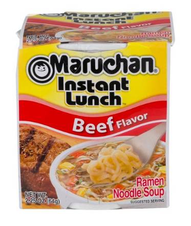 Maruchan Instant Lunch Ramen Noodle Soup, Beef Flavor
