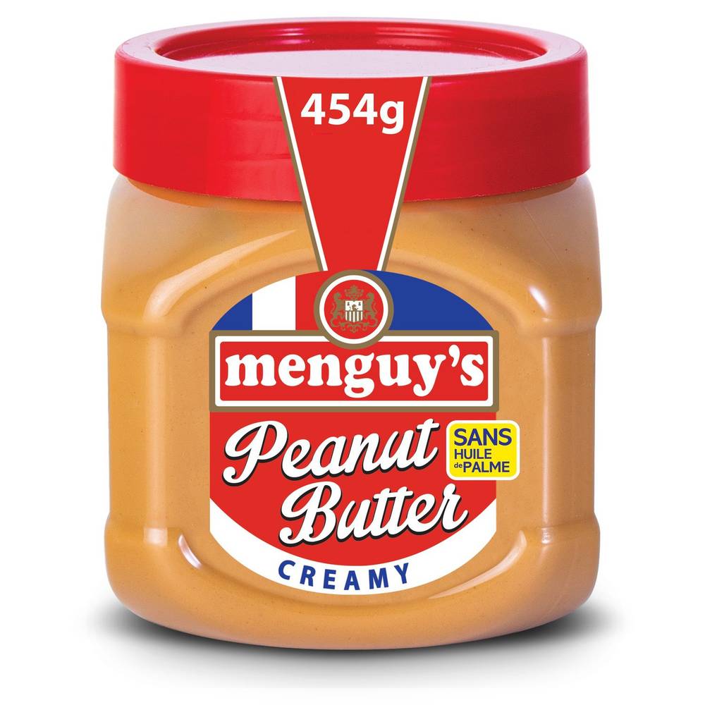 Beurre de cacahuètes creamy MENGUY'S - le bocal de 454g