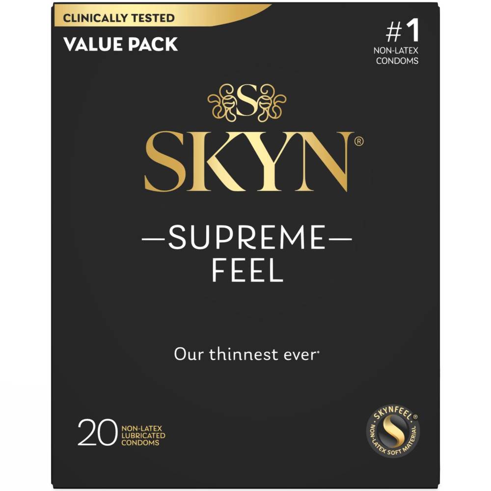 Skyn Supreme Feel Non Latex Condoms (20 ct)