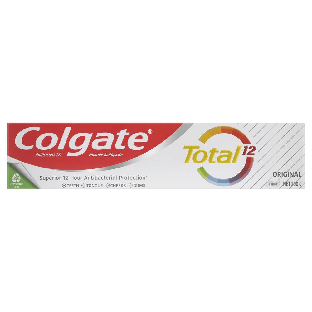 Colgate Total Original Antibacterial Toothpaste (200g)