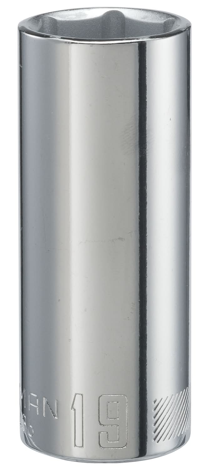 Craftsman 19 Mm X 3/8 In. Drive Metric 6 Point Deep Deep Socket 1 Pc