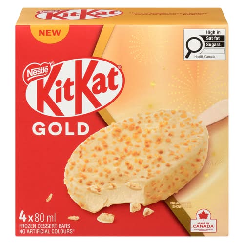 Nestlé Kitkat Gold Dessert Bars (4 x 80 ml)