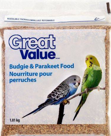 Great value nourriture great value pour perruches  - budgie & parakeet food (1.8 kg)