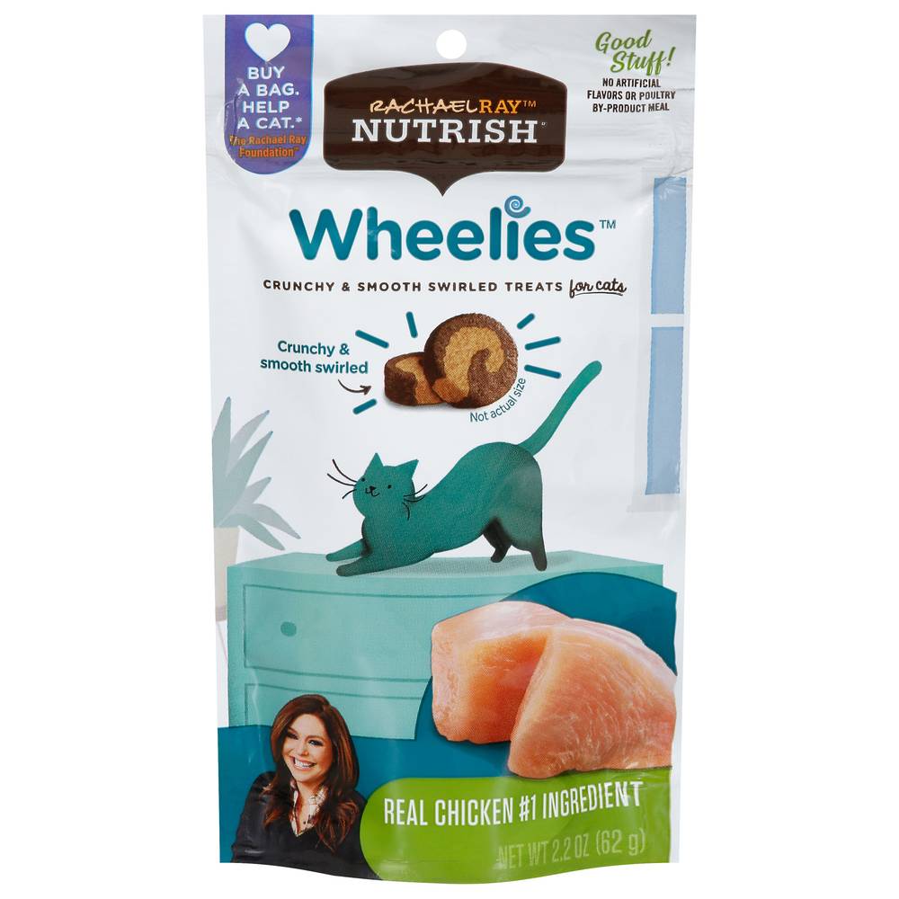 Rachael Ray Nutrish Wheelies Wheelies Chicken Cat Treats (2.2 oz)