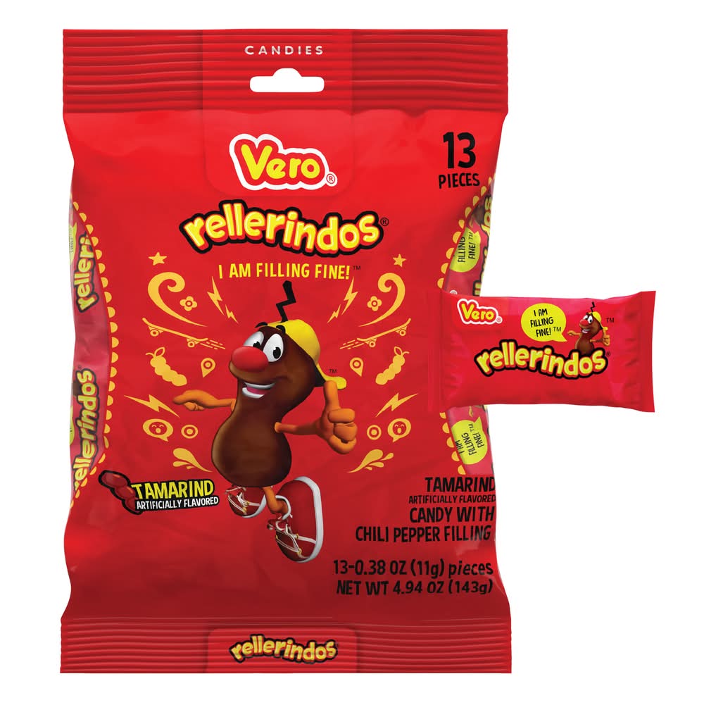 Vero Rellerindos Hard Candy, Tamarind (0.38 oz, 13 ct)