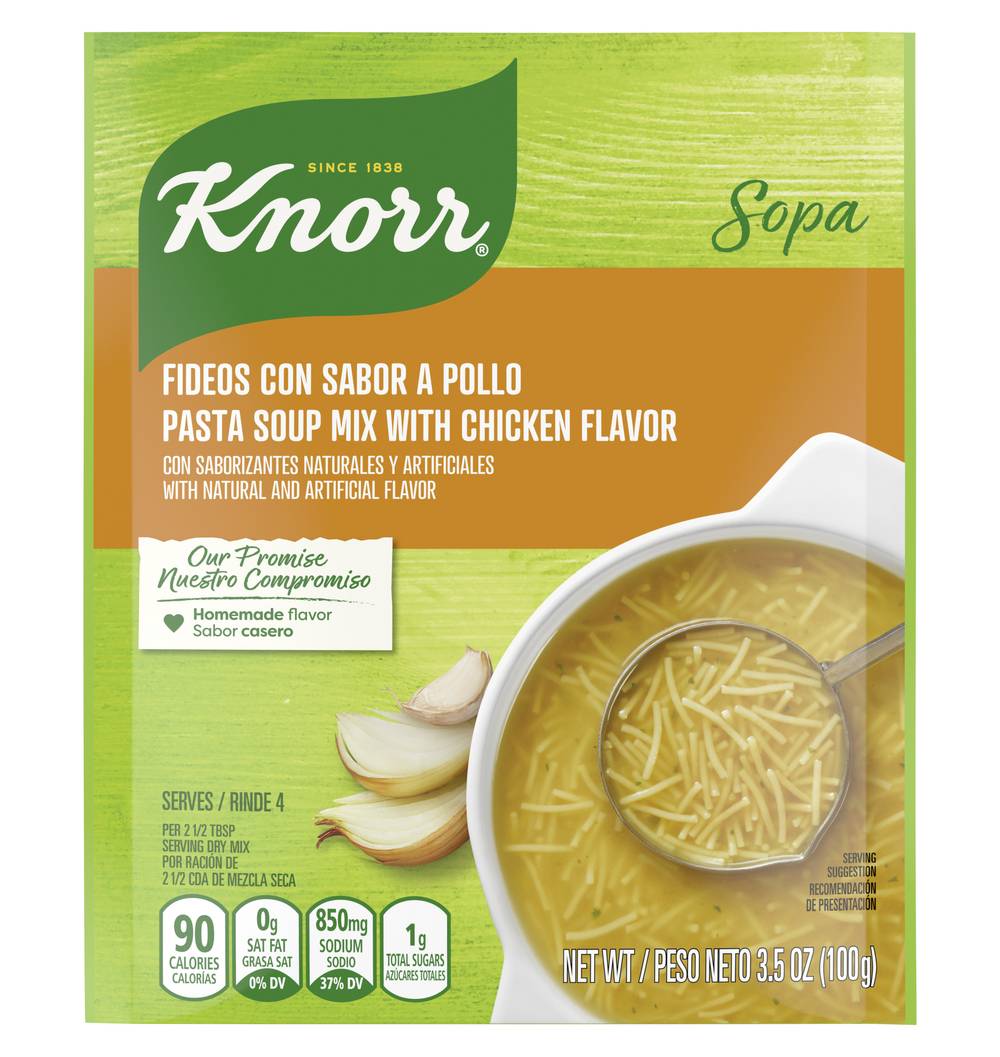 Knorr Chicken Flavor Pasta Soup Mix (3.5 oz)