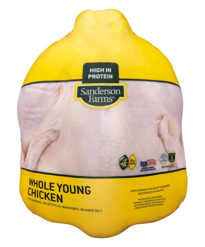 Sanderson Farms Usda Fresh Whole Young Chicken