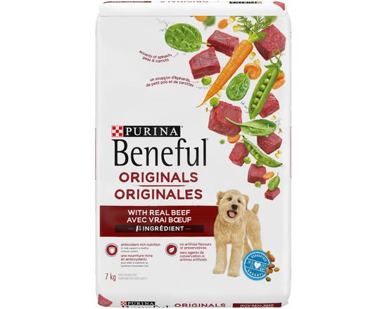Beneful · Beneful Formule Originales avec Boeuf Nourriture pour Chiens (7 kg) - Beneful originals dog food with real beef (7 kg)