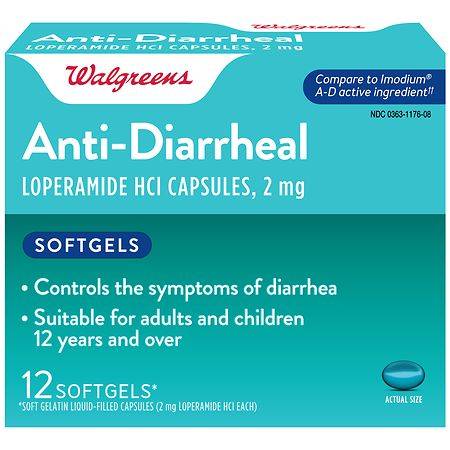 Walgreens Anti-Diarrheal Softgels (12 ct)