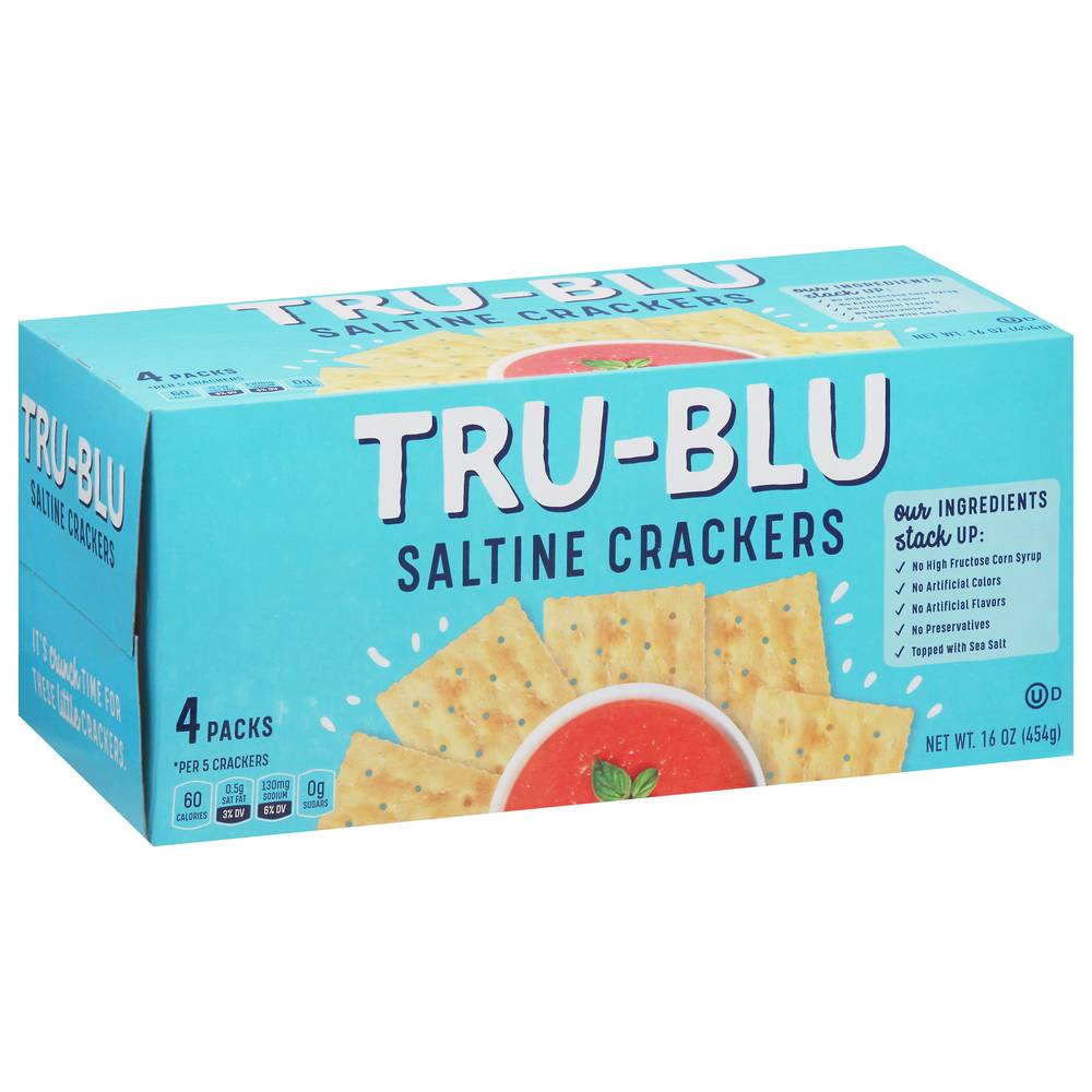 Tru-Blu Saltine Crackers (4 ct)