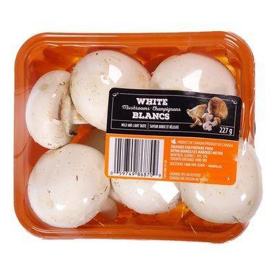 champignons blancs (227 g) - whole white mushrooms (227 g)