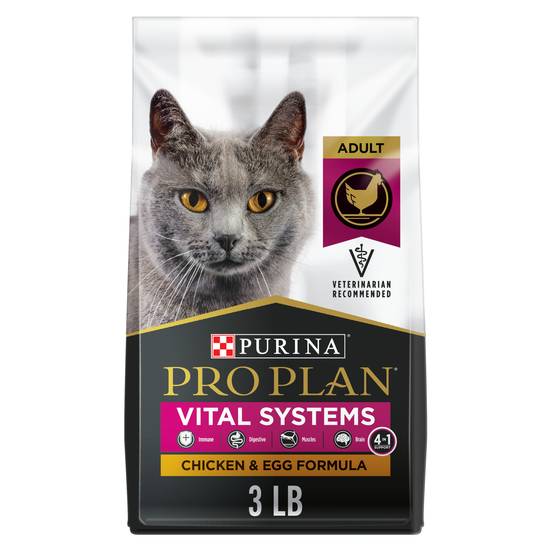 Purina Pro Plan Vital Systems Egg Formula Cat Food (chicken)