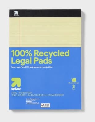 up&up Legal Pads (3 ct)
