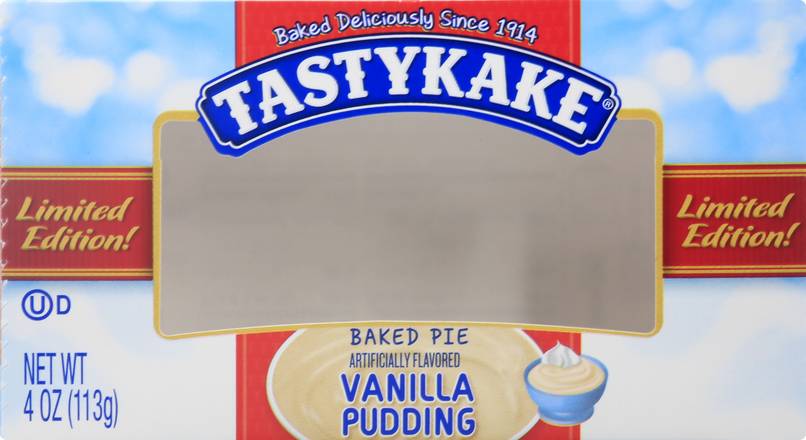 Tastykake Vanilla Pudding Baked Pie (4 oz)