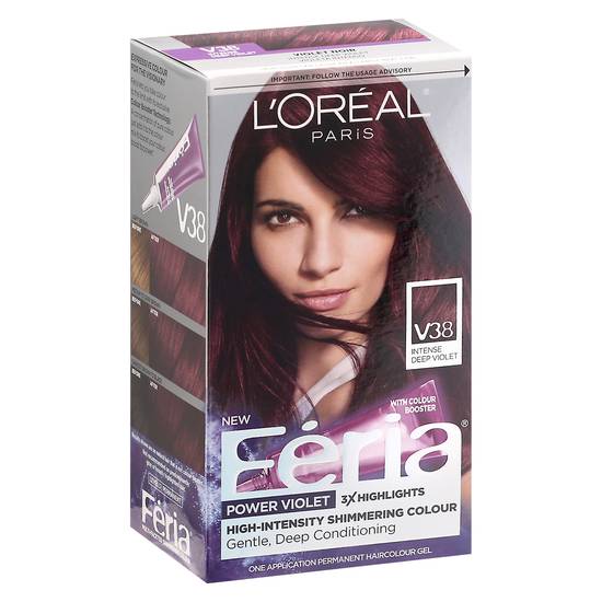 L'oréal Feria V38 Intense Deep Violet Hair Dye