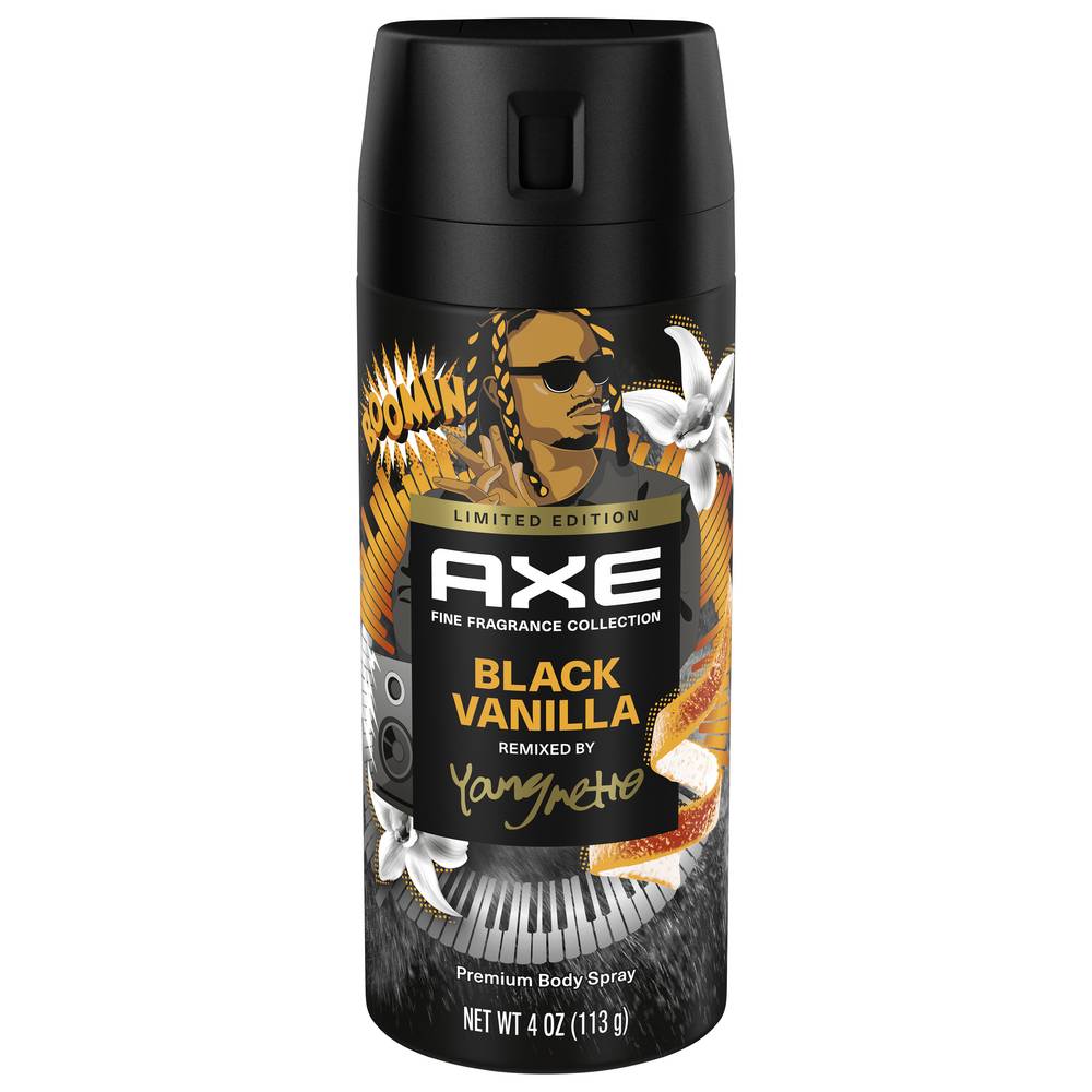 Axe Black Vanilla Body Spray (4 oz)