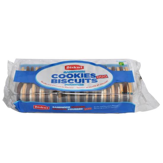 Biskwi Duo Sandwich Cookie (300g)