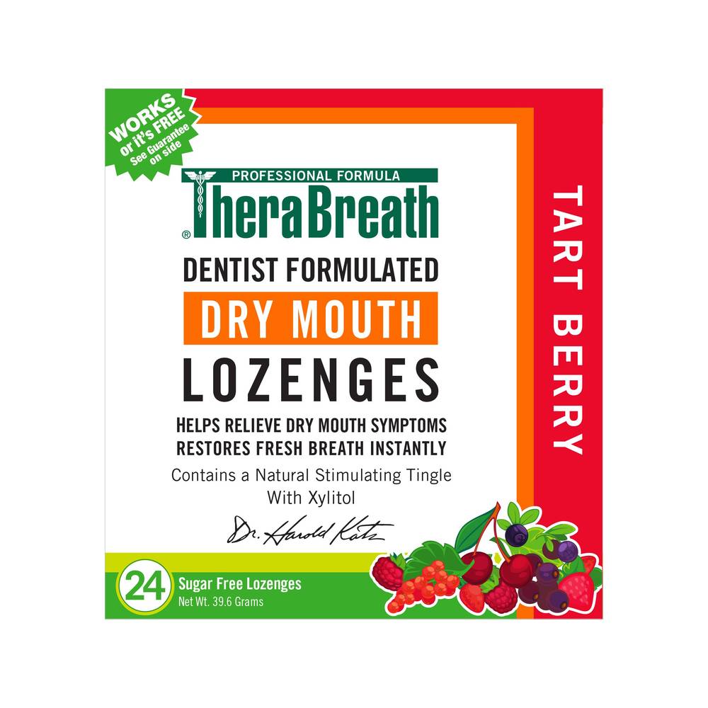 Therabreath Dry Mouth Lozenges (tart berry)