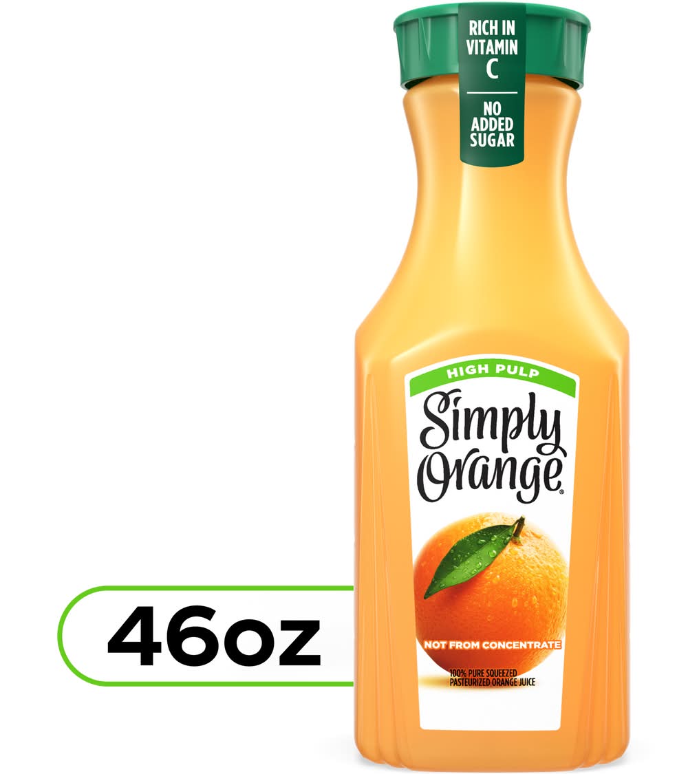 Simply High Pulp Juice, Orange (46 fl oz)