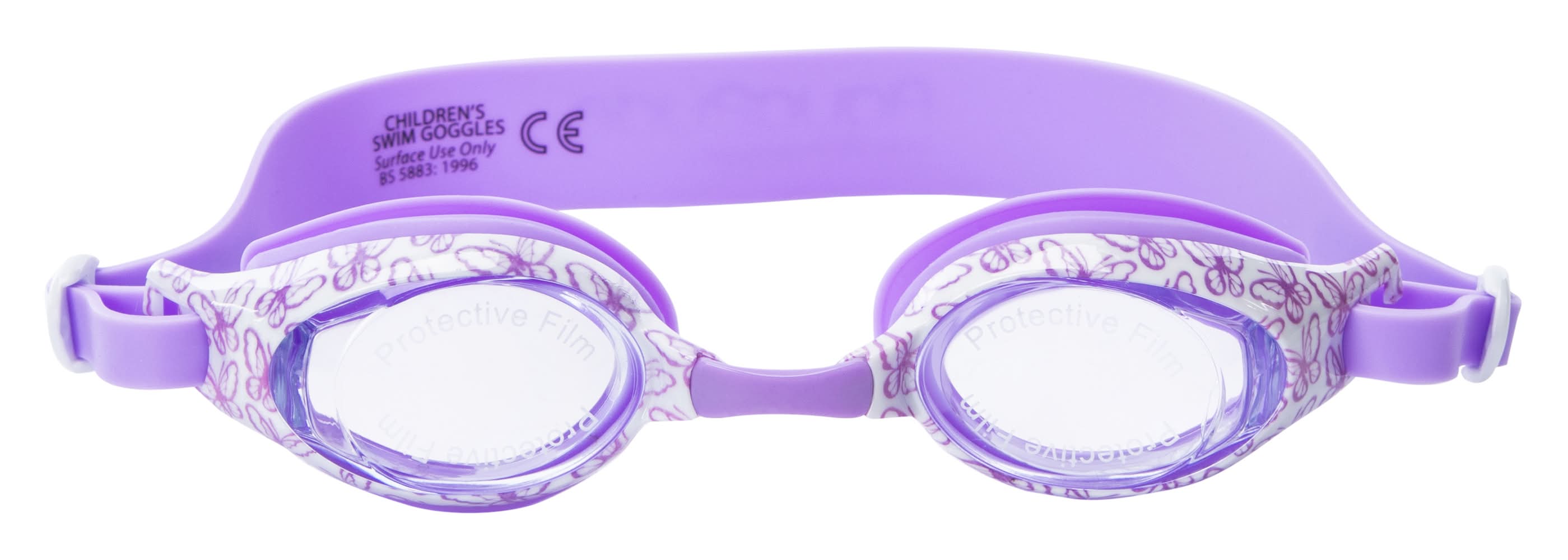 Aqua2ude™ Kid's Printed Swim Goggles Butterfly