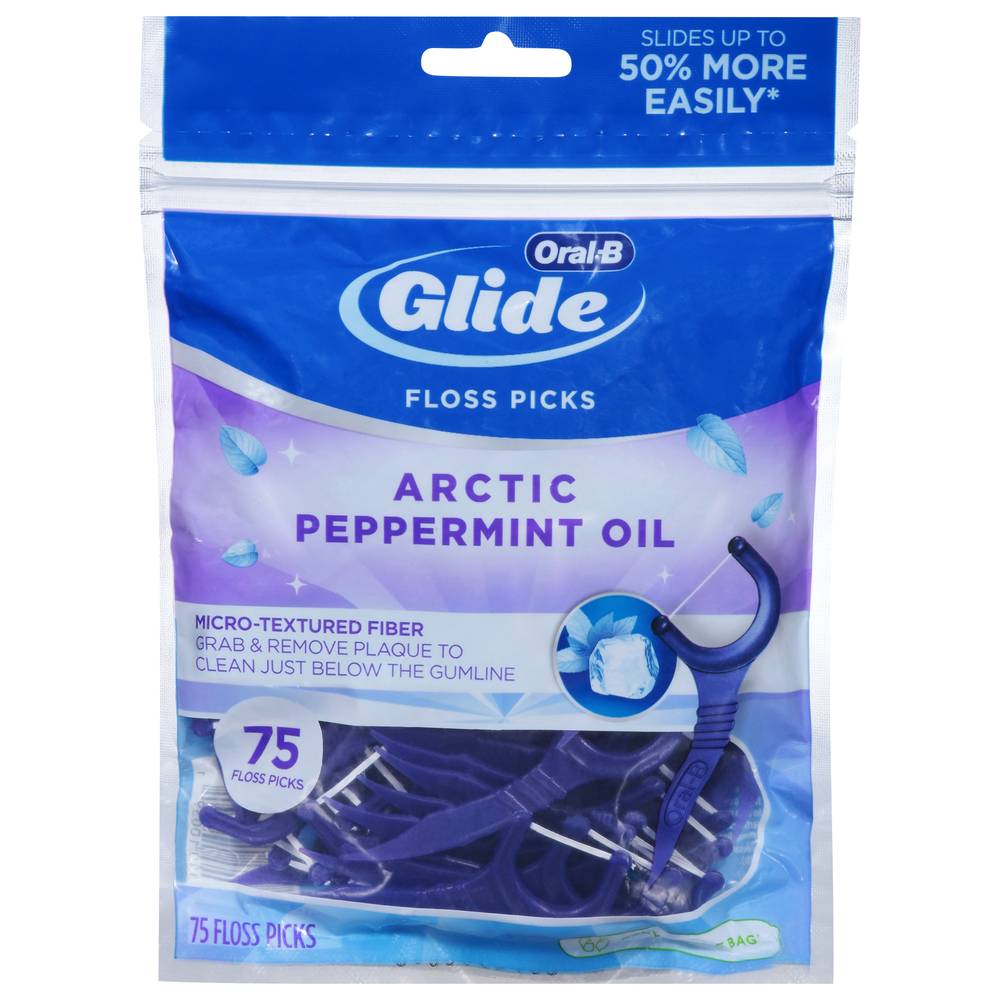 Oral-B Floss Picks Arctic Peppermint Oil (3.2 oz)