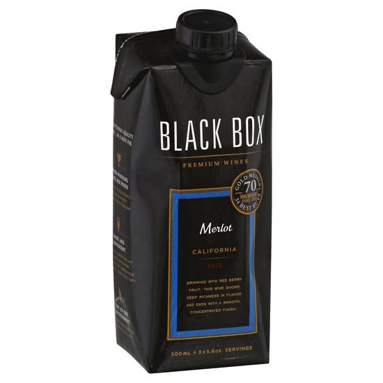 Black Box Merlot California Wine 2009 (500 ml)
