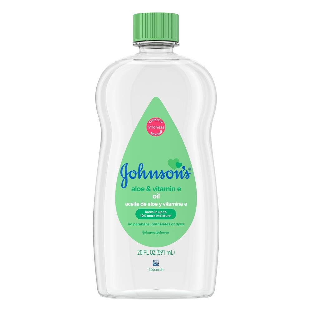 Johnson's Aloe & Vitamin E Baby Oil