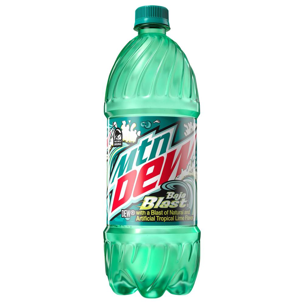 Mtn Dew Full Baja Blast Soda (1 L) (tropical lime)