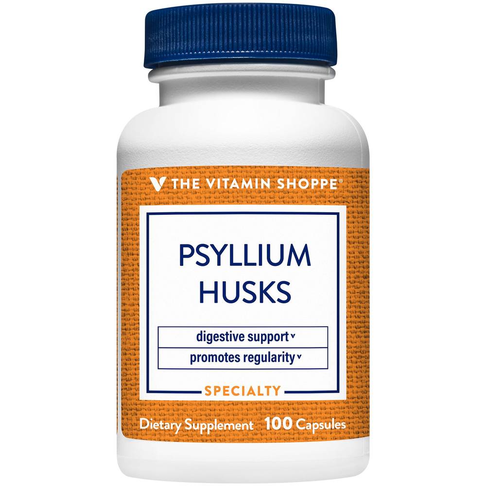 The Vitamin Shoppe Psyllium Husks Supports Digestive Health & Promotes Regularity (100ct)