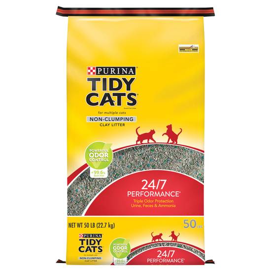 Purina Tidy Cats Non-Clumping Clay 24/7 Performance Cat Litter