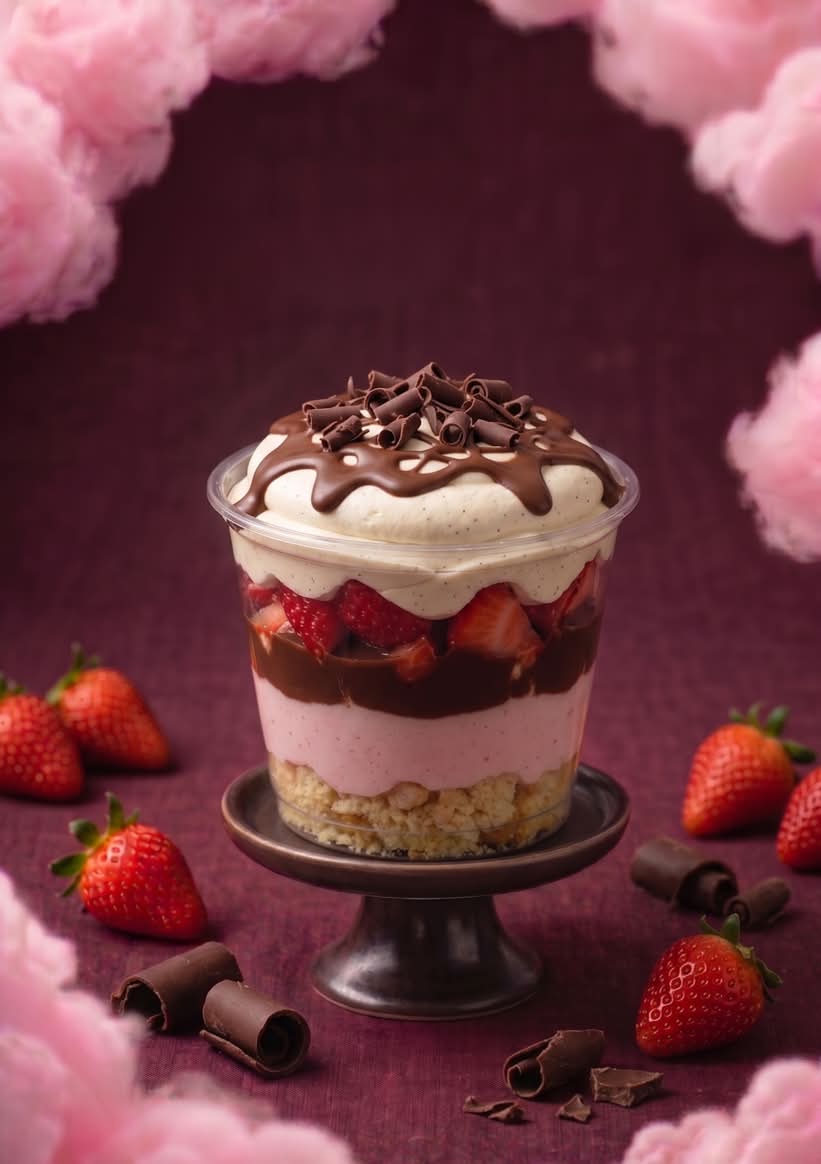 FRAISE + COULIS DE CHOCOLAT