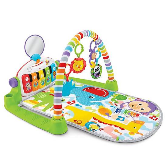 Fisher-Price® Deluxe Kick and Play Piano Gym in Green