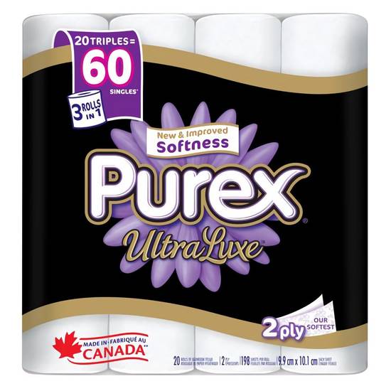 Purex Ultra Luxe Toilet Paper (20 rolls)