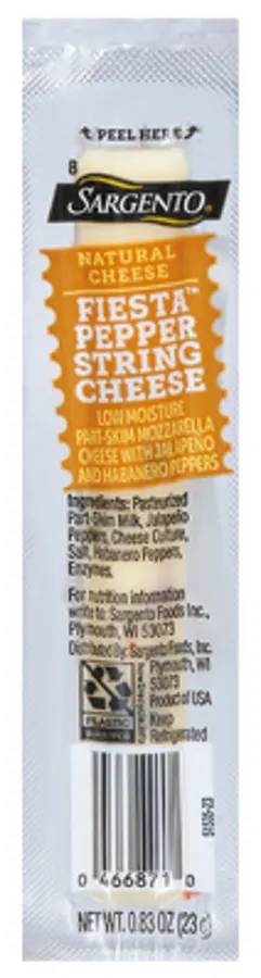 Sargento Natural Cheese Fiesta Pepper String Cheese