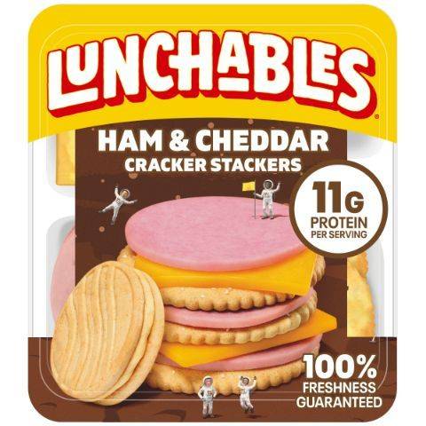Lunchables Cracker Ham Cheddar Vanilla Cookie 3.5oz