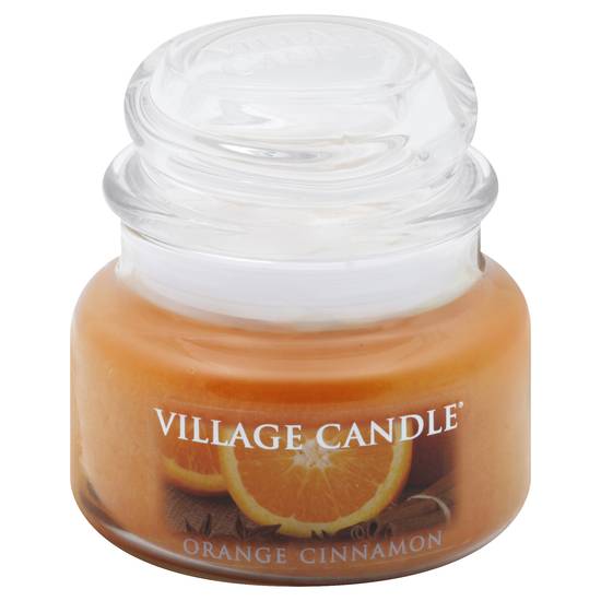 Village Candle Premium Round Jar Orange Cinnamon