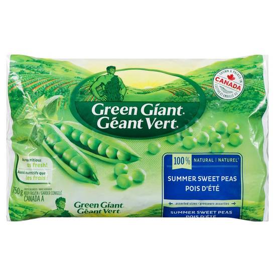 Green Giant Summer Sweet Peas Pois D'été (750 g)