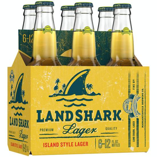 Landshark Island Style Lager Beer (6 pack, 12 fl oz)
